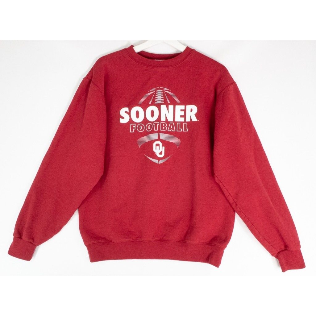 Vintage Y2k Champion Oklahoma Sooners Ncaa Crewneck Size M